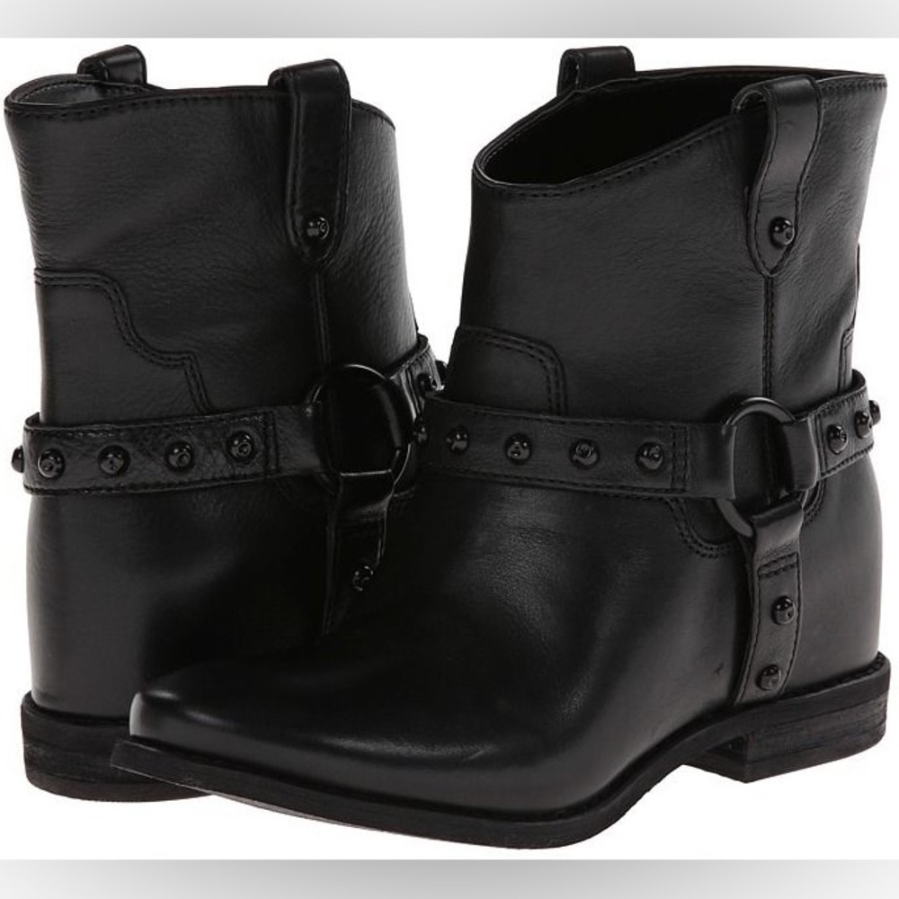 Enzo Angiolini Rokira Black Leather Booties